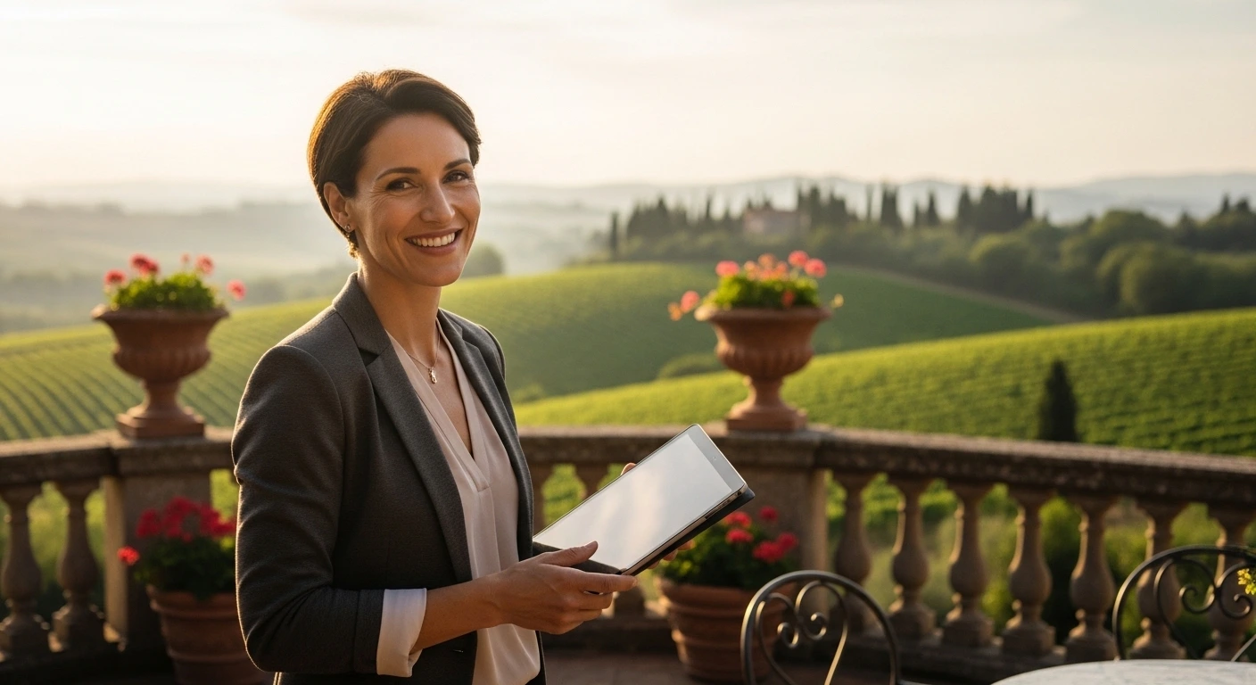 عقد عمل في إيطاليا: مطلوب مدير للعقارات الفاخرة والضيافة (روما / توسكانا)